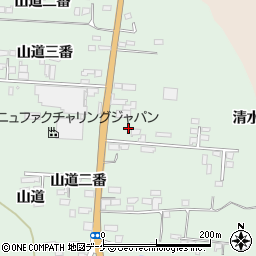 宮城県加美郡加美町菜切谷清水一番88周辺の地図