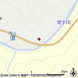 山形県鶴岡市越中山名平1周辺の地図