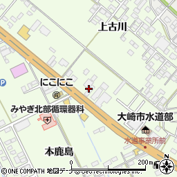 日本通運株式会社　仙台航空支店古川国際貨物センター周辺の地図