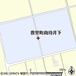 宮城県登米市豊里町南待井下周辺の地図