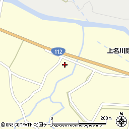 山形県鶴岡市上名川堰東204周辺の地図