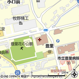 登米市豊里総合支所周辺の地図