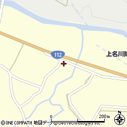 山形県鶴岡市上名川堰東207周辺の地図