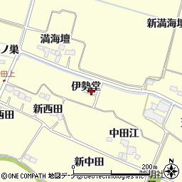 宮城県遠田郡美里町中埣伊勢堂周辺の地図