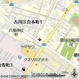 ローソン大崎古川江合本町一丁目店周辺の地図