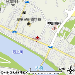 新庄信用金庫大石田支店周辺の地図