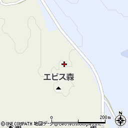宮城県加美郡加美町米泉夷周辺の地図
