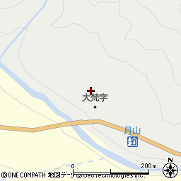 山形県鶴岡市越中山名平4周辺の地図