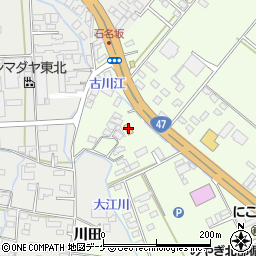 セブンイレブン古川インター店周辺の地図