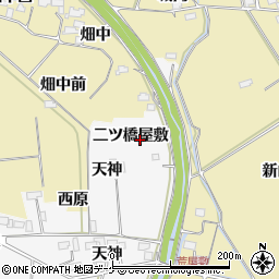 宮城県大崎市古川耳取（二ツ橋屋敷）周辺の地図