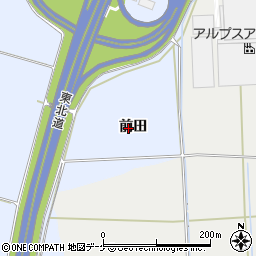 宮城県大崎市古川新田前田周辺の地図