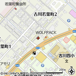 セブンイレブン古川バイパス店周辺の地図