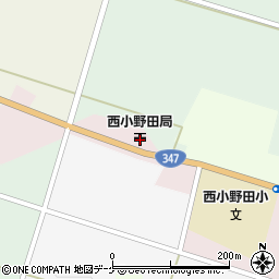 西小野田郵便局周辺の地図