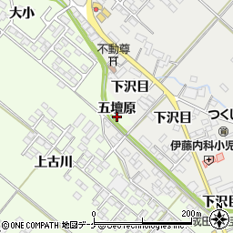 宮城県大崎市古川五壇原周辺の地図