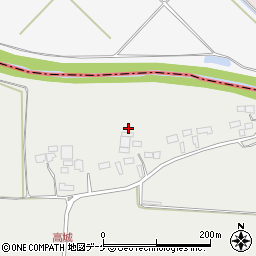 宮城県遠田郡美里町中高城周辺の地図