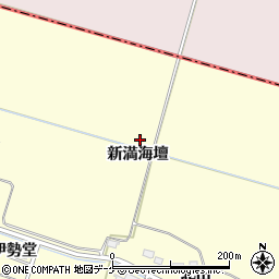 宮城県遠田郡美里町中埣新満海壇周辺の地図
