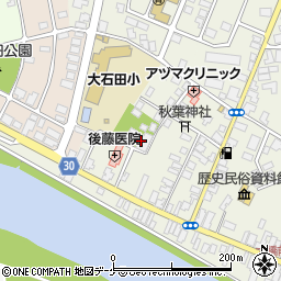 大石田観音周辺の地図