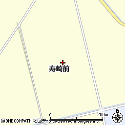 宮城県登米市豊里町（寿崎前）周辺の地図