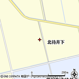 宮城県登米市豊里町北待井下周辺の地図