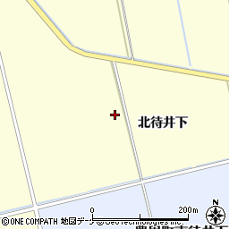 宮城県登米市豊里町（北待井下）周辺の地図