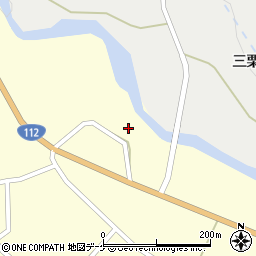 山形県鶴岡市上名川堰東25周辺の地図