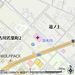 パチンコスーパーラッキー古川店周辺の地図