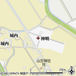 宮城県大崎市古川保柳神明周辺の地図