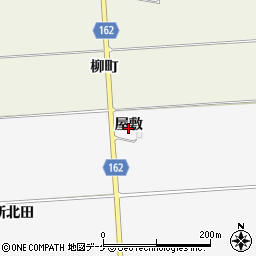 宮城県大崎市古川保柳屋敷周辺の地図