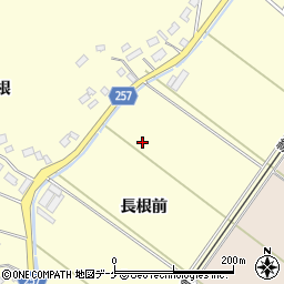 宮城県登米市豊里町長根前周辺の地図