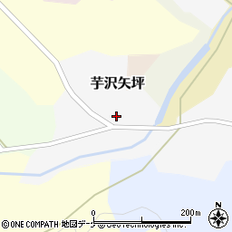 宮城県加美郡加美町芋沢矢坪周辺の地図