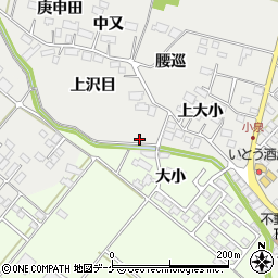 宮城県大崎市古川小泉上泉58周辺の地図