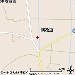 宮城県石巻市桃生町倉埣新改道周辺の地図