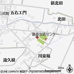 宮城県大崎市古川富長馬頭観音47-1周辺の地図