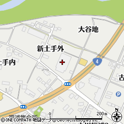 宮城県大崎市古川福浦（新土手外）周辺の地図