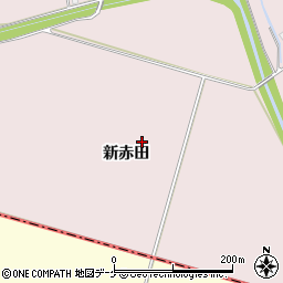 宮城県大崎市田尻赤田周辺の地図