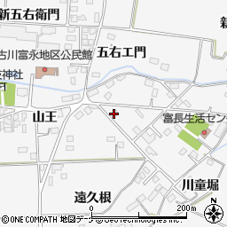 宮城県大崎市古川富長馬頭観音17周辺の地図