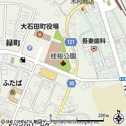 桂桜公園周辺の地図