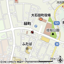 ＪＡ大石田中央ＳＳ周辺の地図