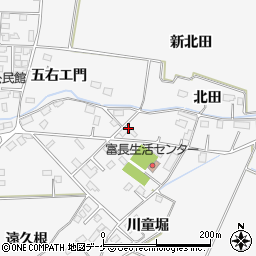 宮城県大崎市古川富長馬頭観音42-1周辺の地図