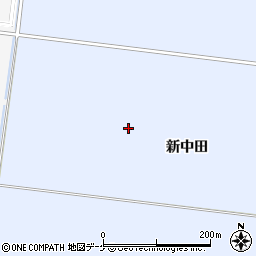 宮城県大崎市古川新田中田周辺の地図
