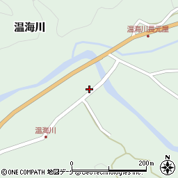 山形県鶴岡市温海川甲8周辺の地図