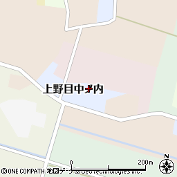 宮城県加美郡加美町上野目中ノ内5周辺の地図