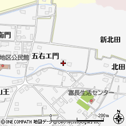 宮城県大崎市古川富長（五右エ門）周辺の地図