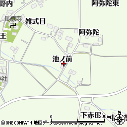 宮城県大崎市古川長岡針池ノ前43周辺の地図