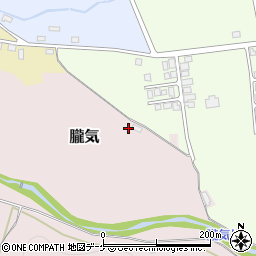 山形県尾花沢市朧気257周辺の地図