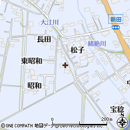 宮城県大崎市古川新田犬丸周辺の地図