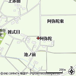 宮城県大崎市古川長岡針新輪野内139周辺の地図