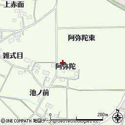 宮城県大崎市古川長岡針周辺の地図
