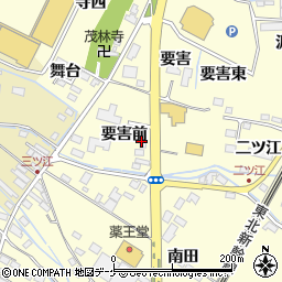 宮城県大崎市古川休塚要害前周辺の地図