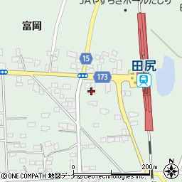 ホワイト急便田尻駅前店周辺の地図